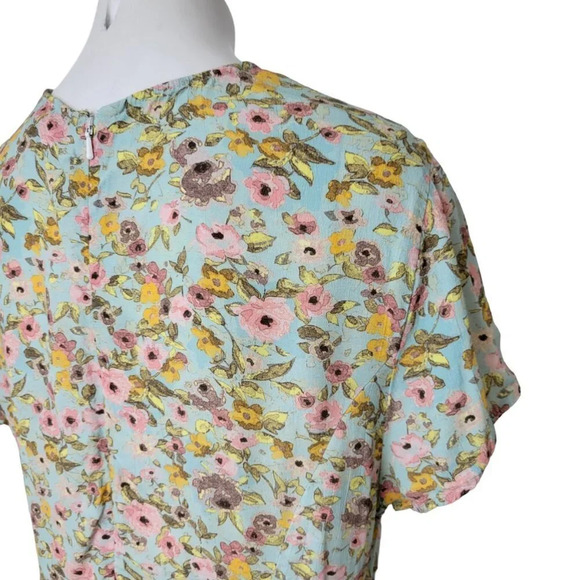 Something Navy Easy Flirty Mini Dress Size Medium - Picture 6 of 9